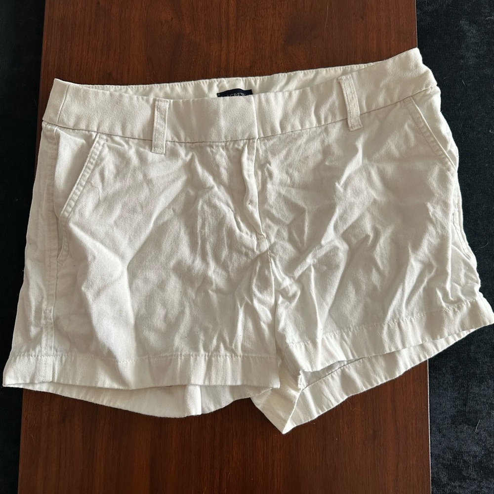 Women's White Chino Shorts